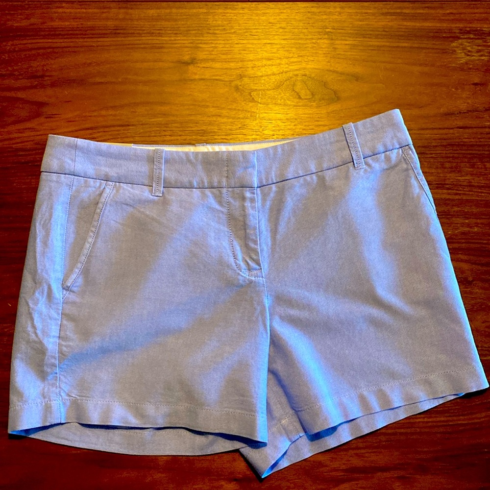 J.Crew City Fit Powdered Oxford Women’s 5” inseam shorts New With Tags